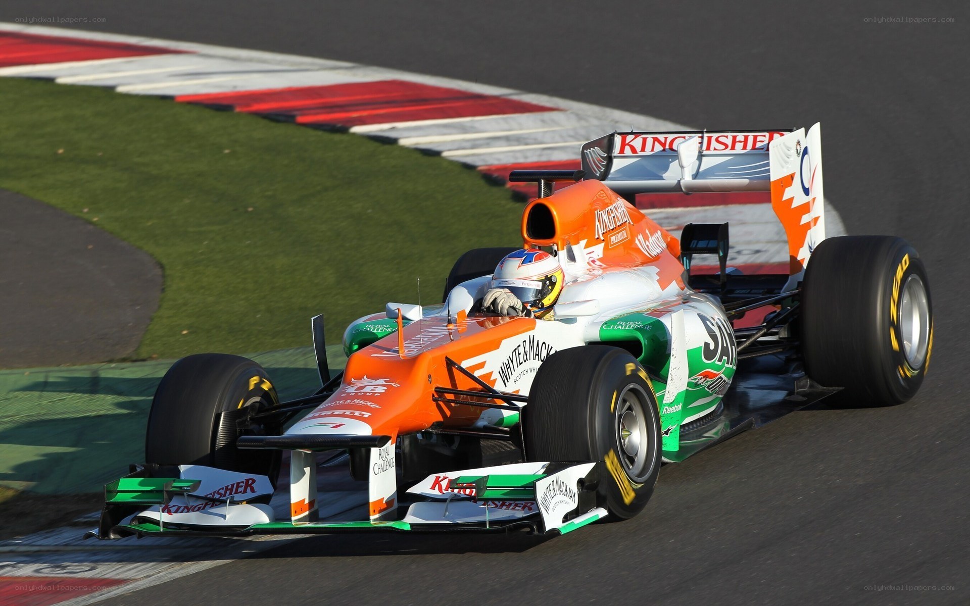 Formula One car on track
