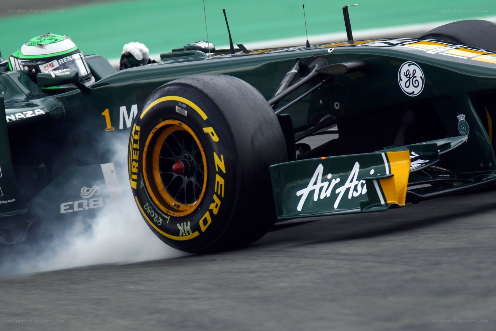 Formula One car on track