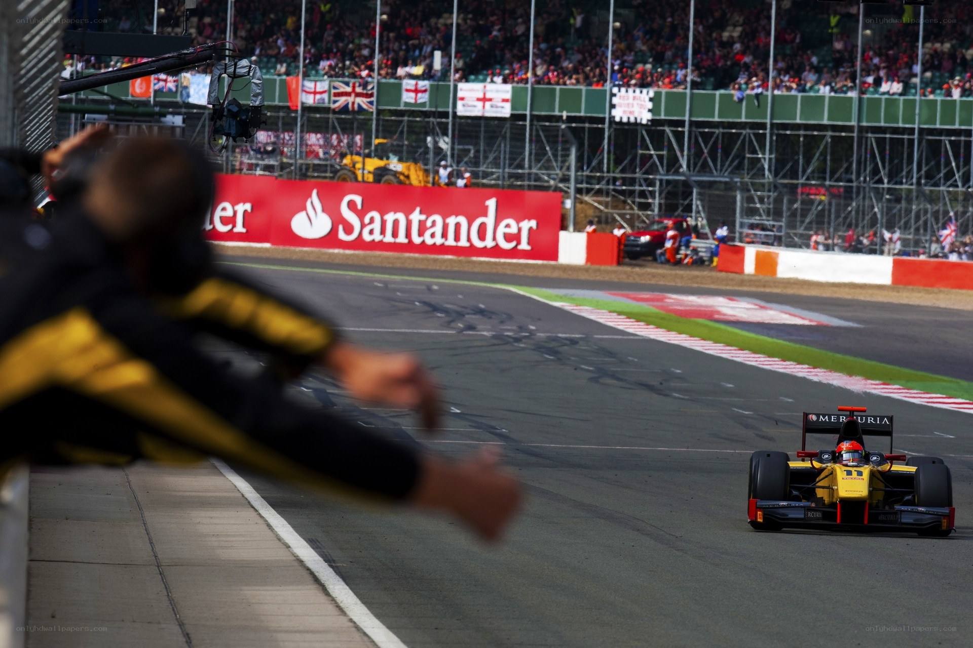 Formula One car on track
