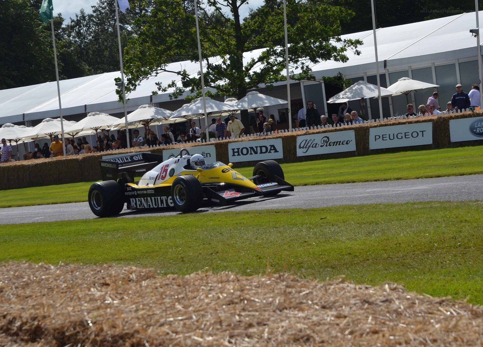 Formula One car on track