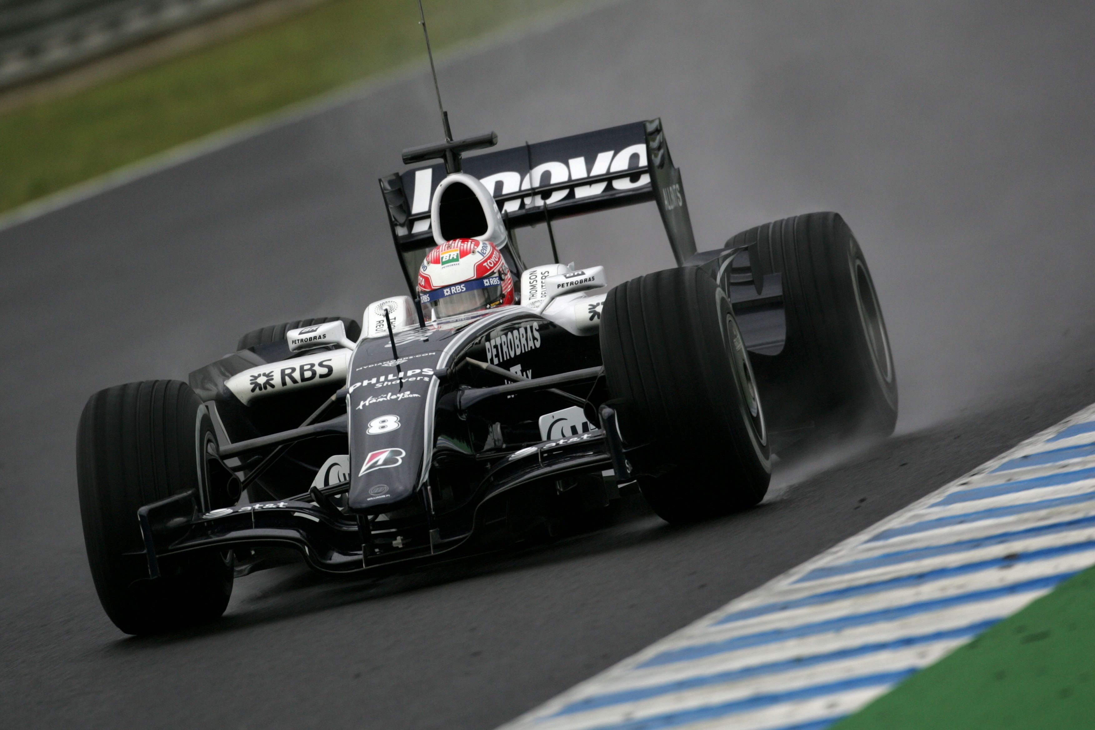 Formula One car on track
