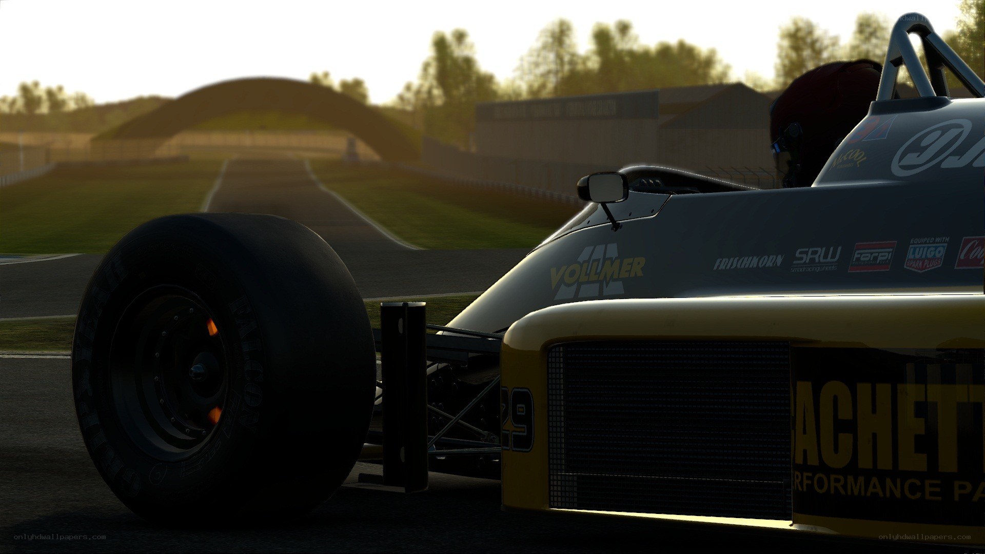 Formula One car on track