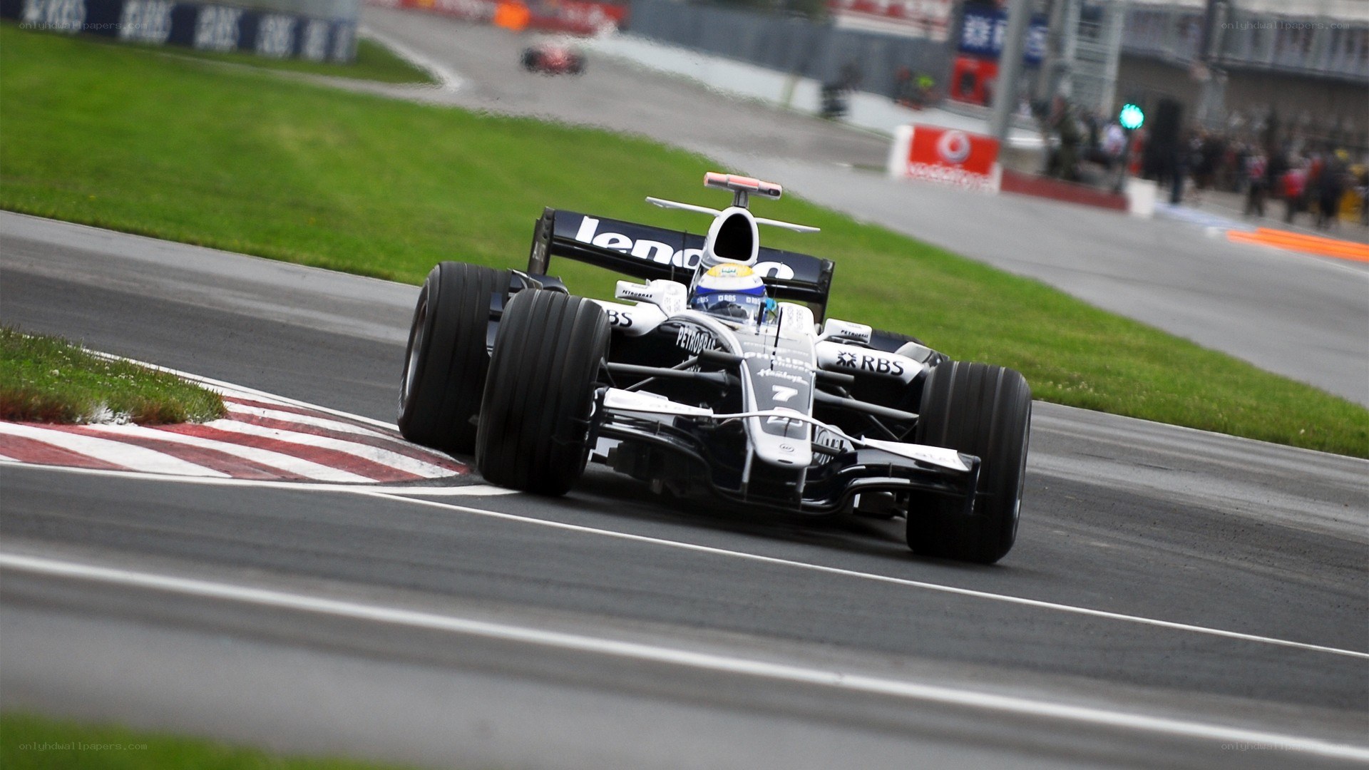 Formula One car on track