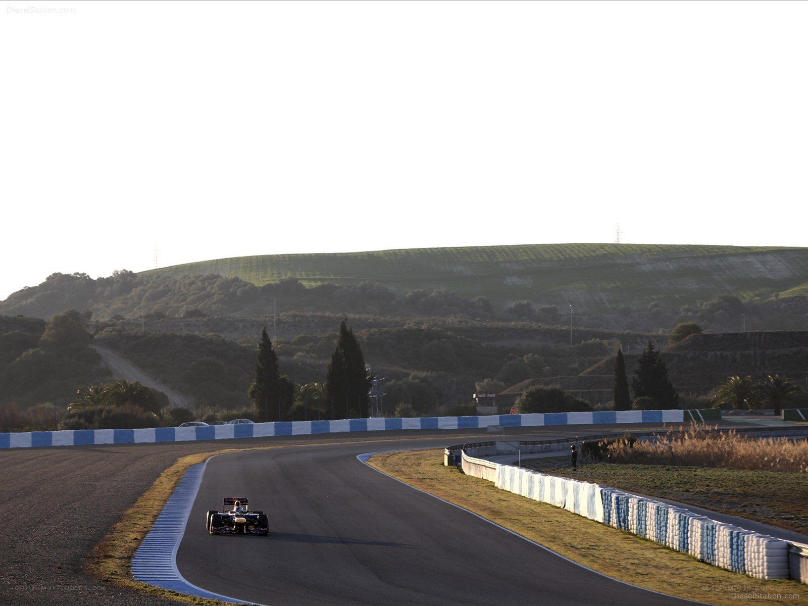 Formula One car on track