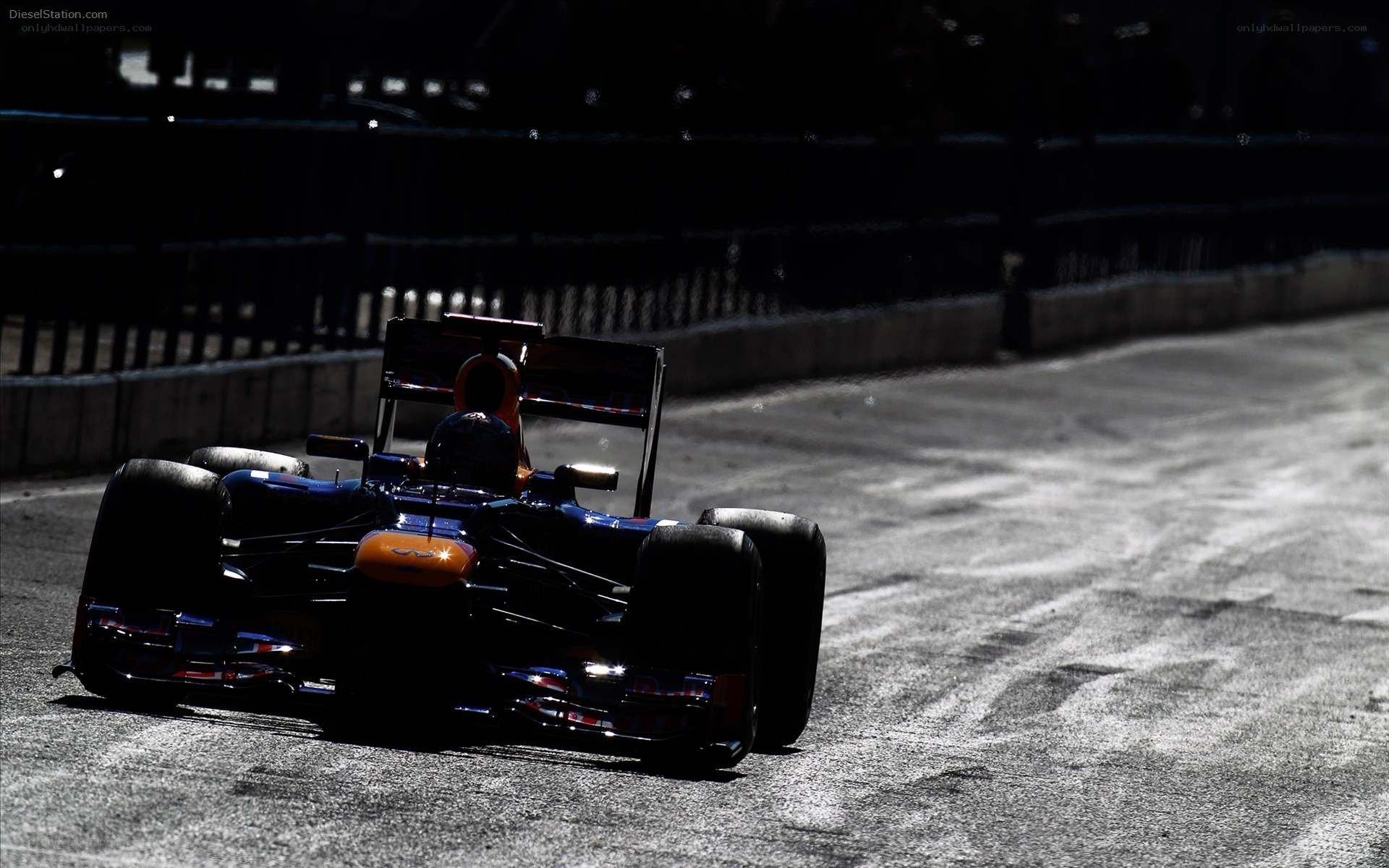 Formula One car on track