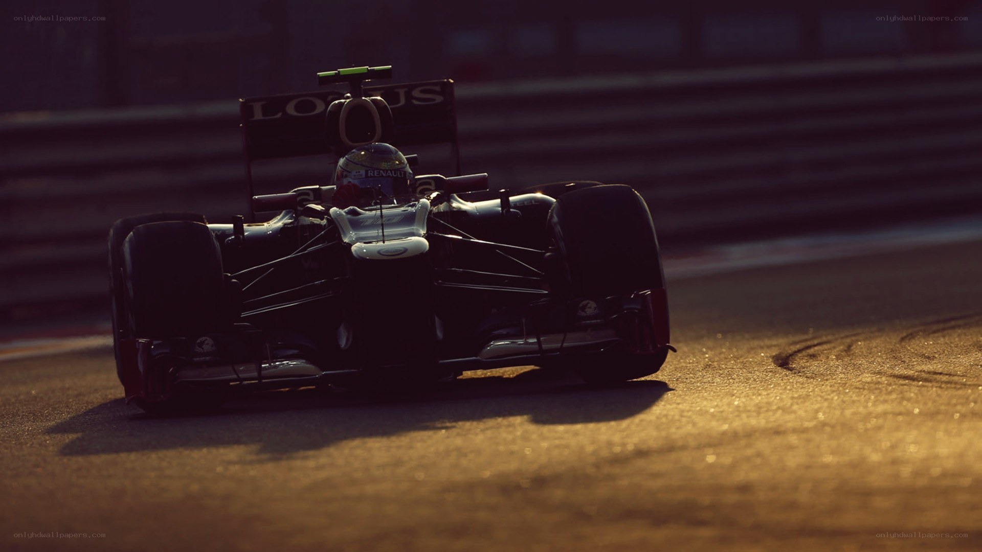 Formula One car on track