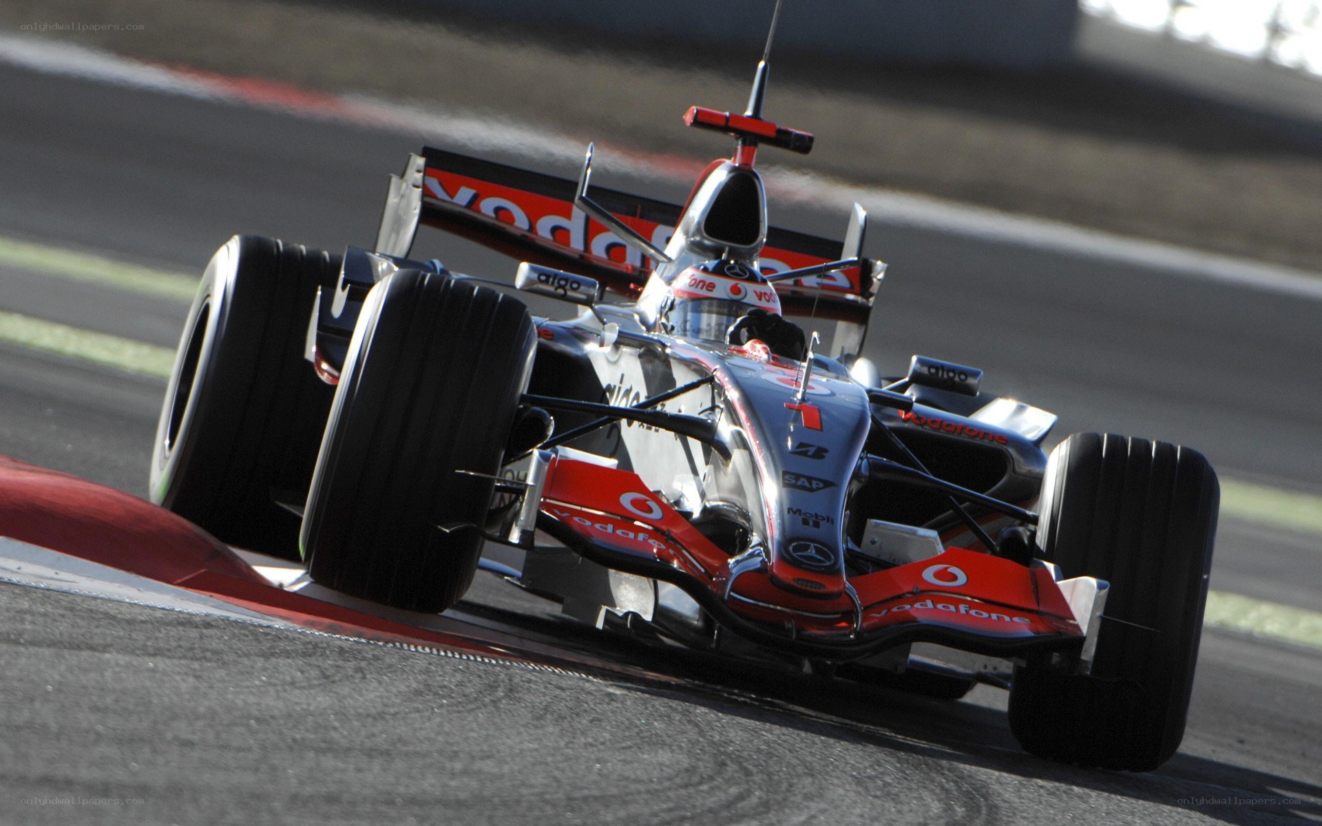 Formula One car on track
