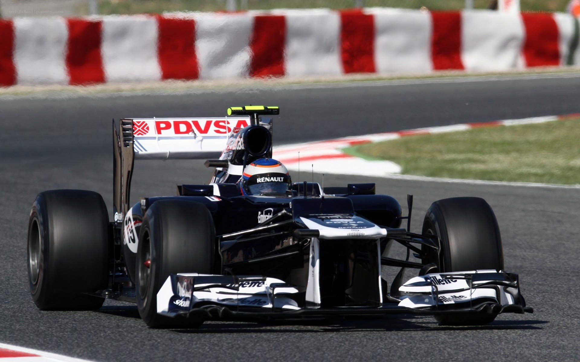 Formula One car on track