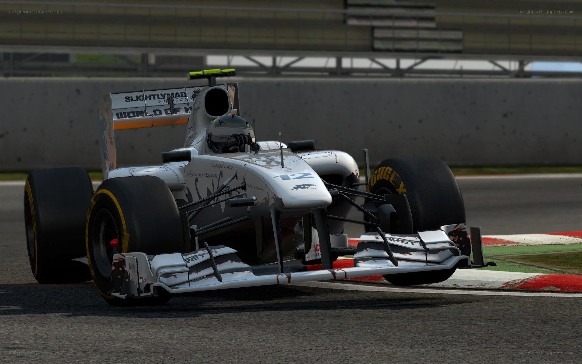 Formula One car on track