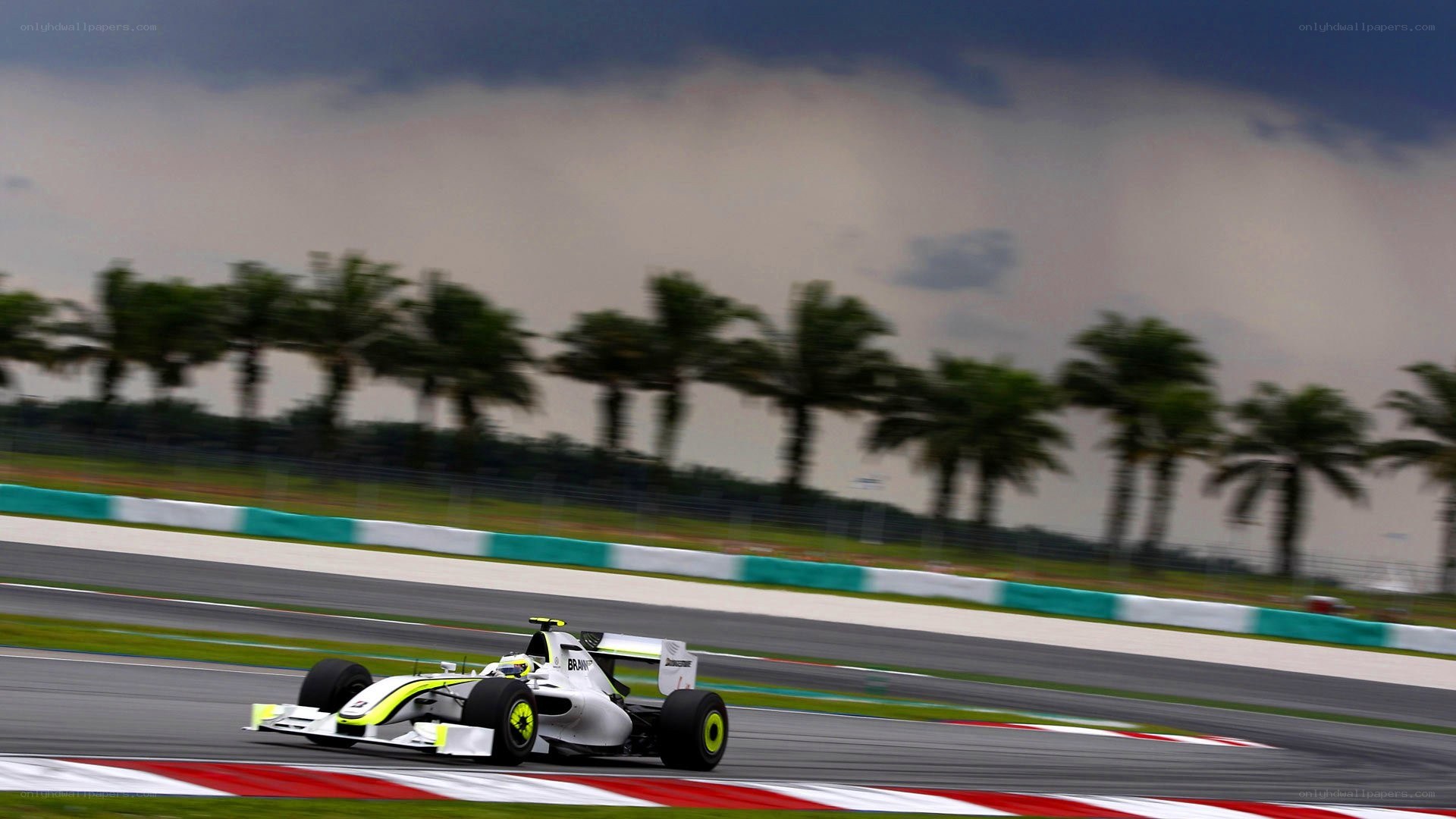 Formula One car on track
