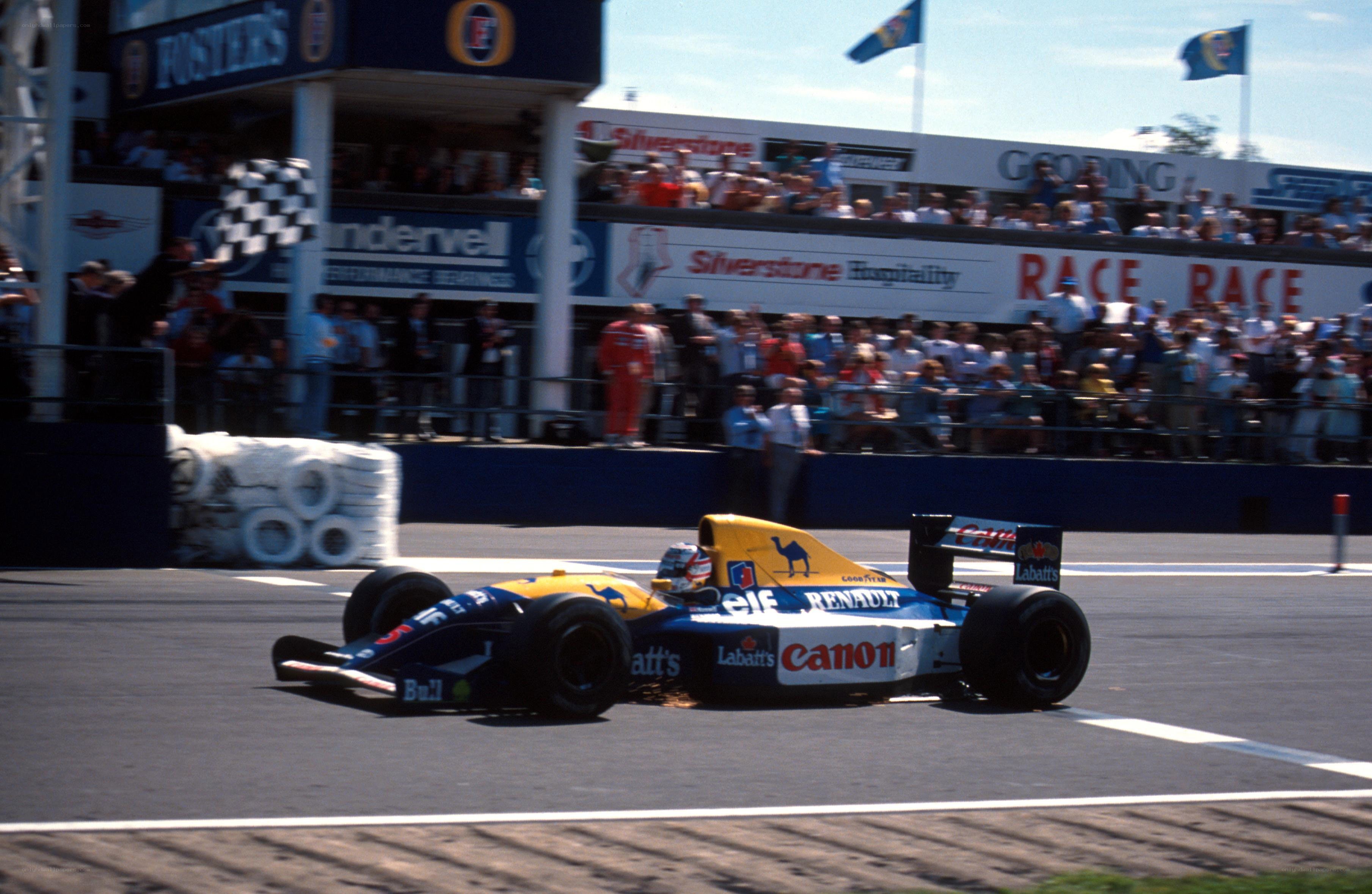Formula One car on track