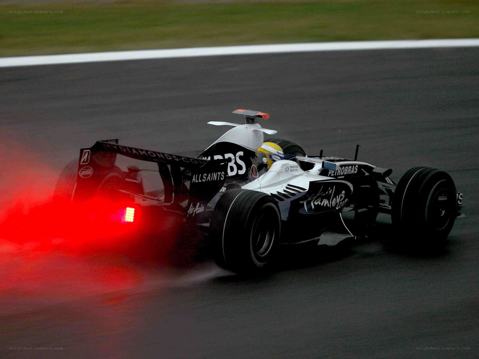 Formula One car on track