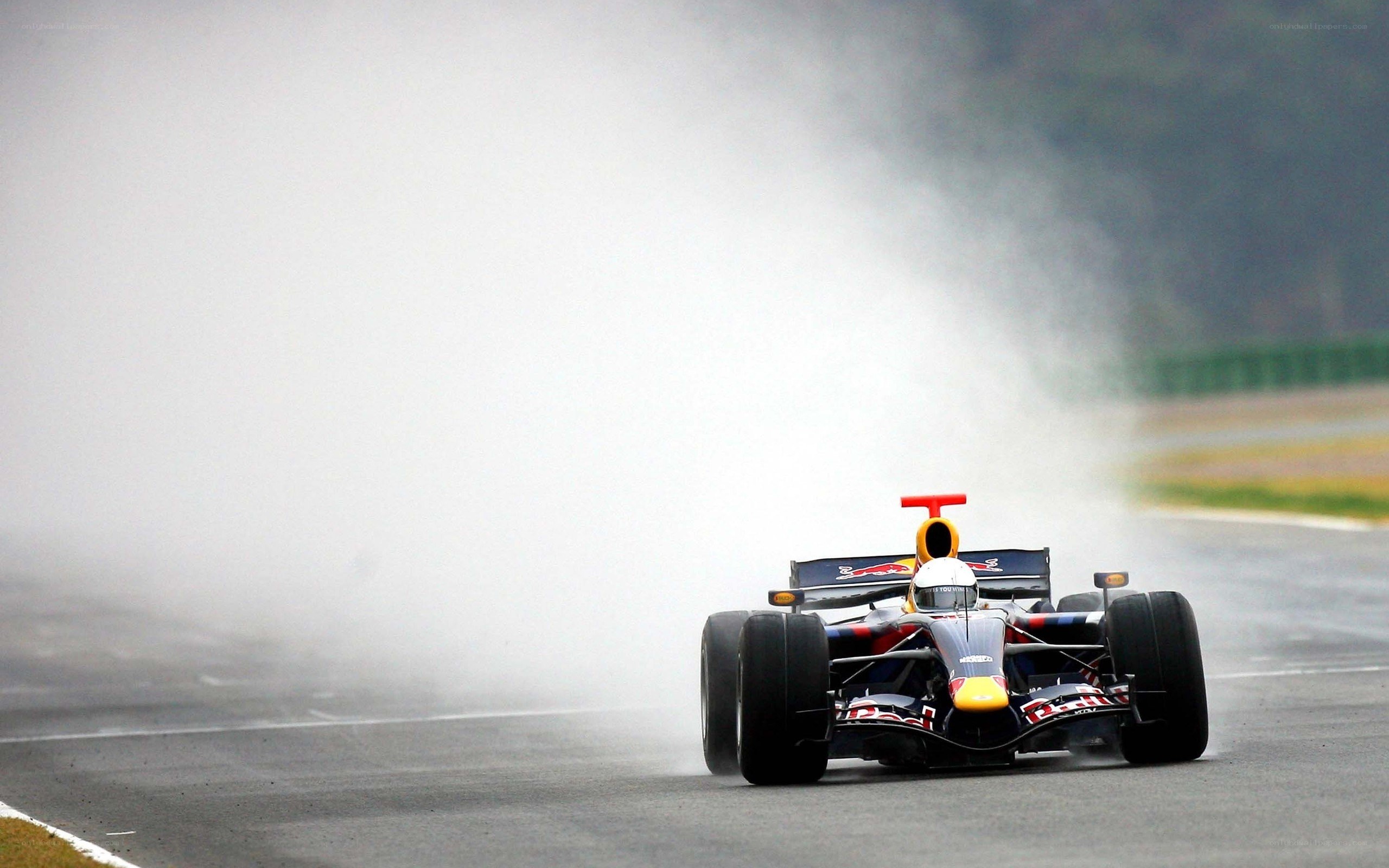 Formula One car on track