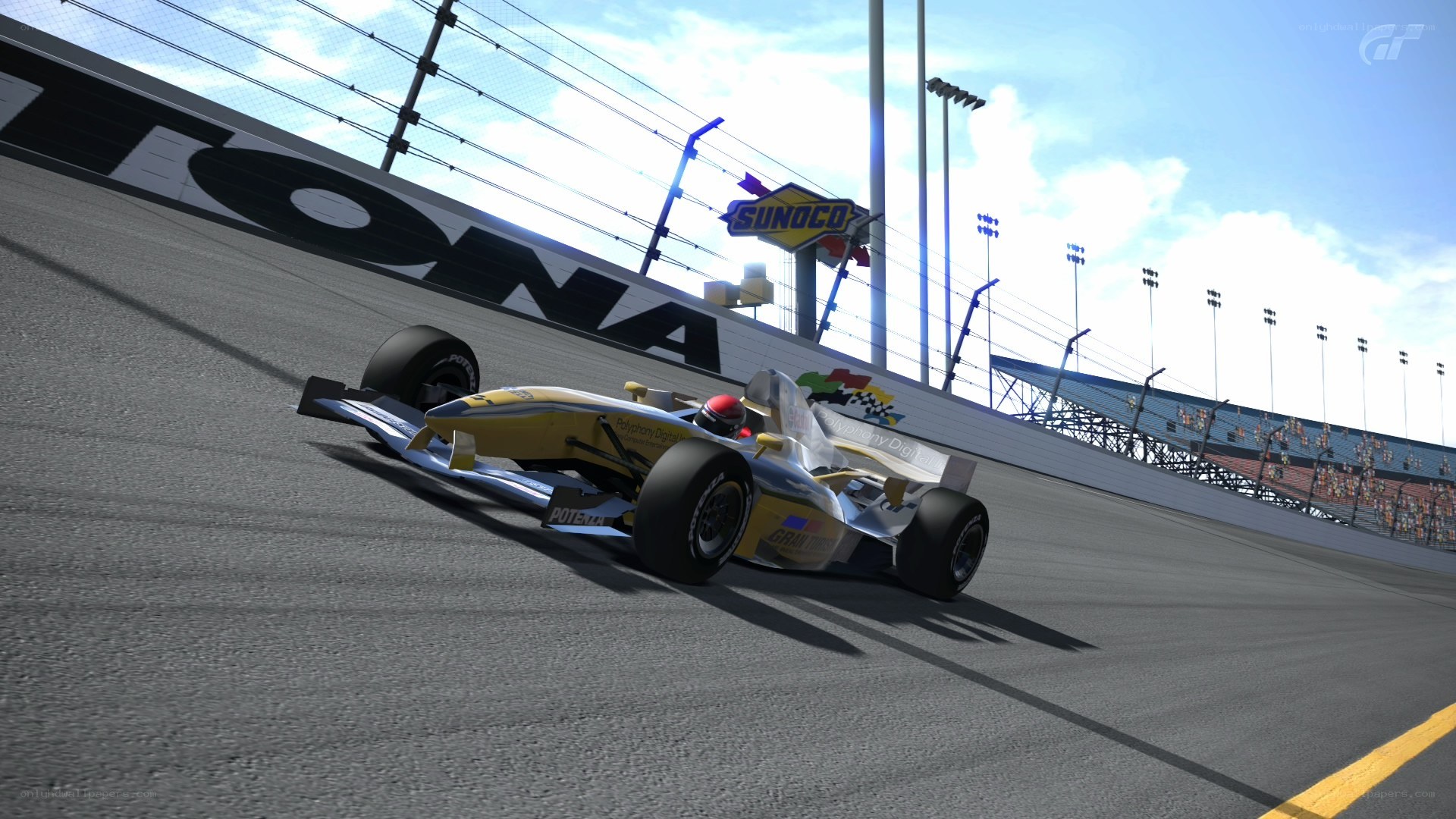 Formula One car on track