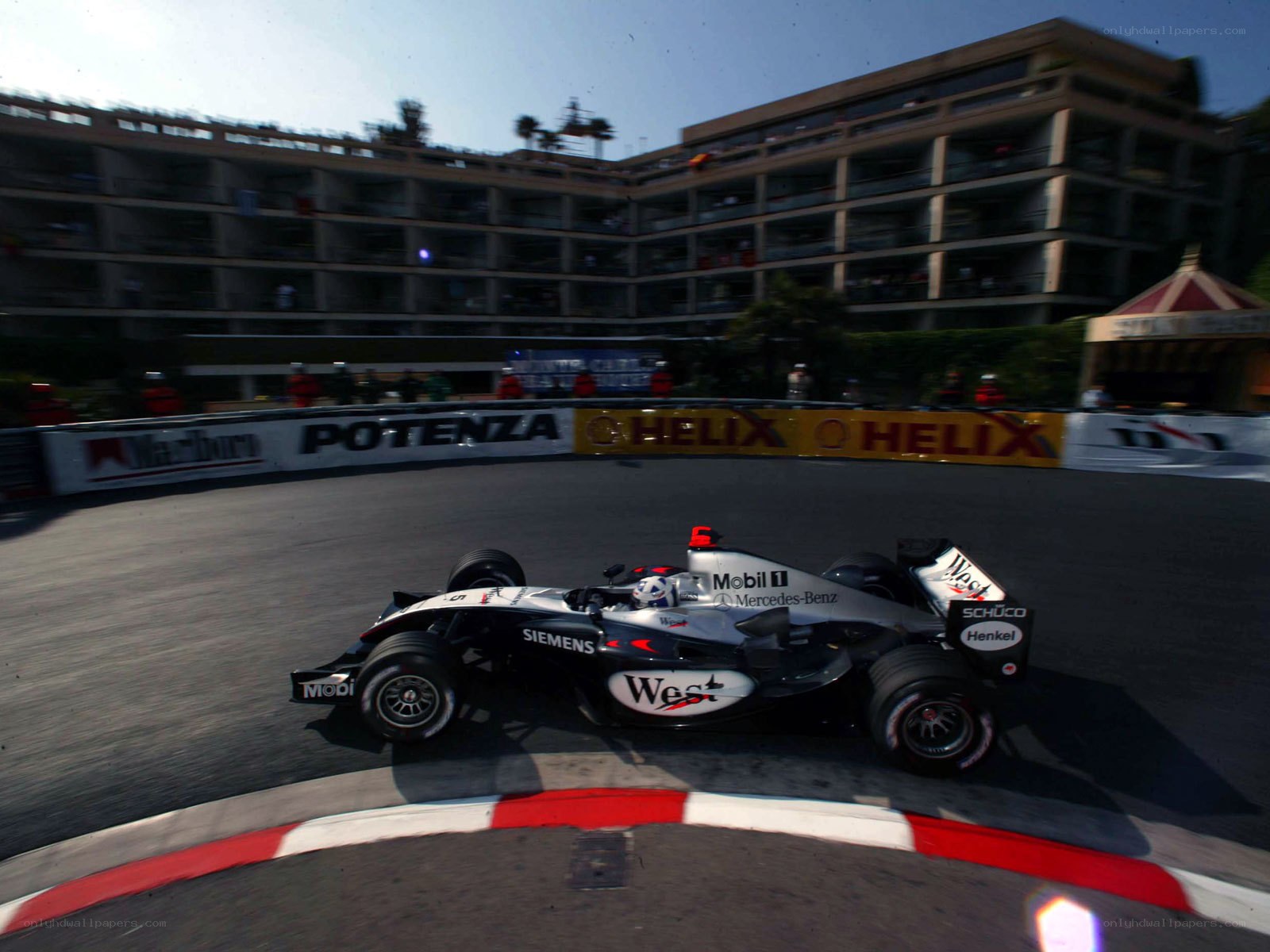 Formula One car on track