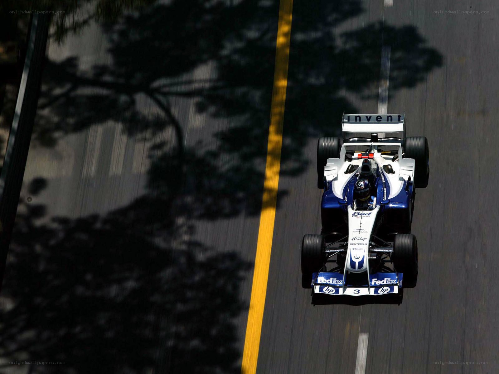 Formula One car on track