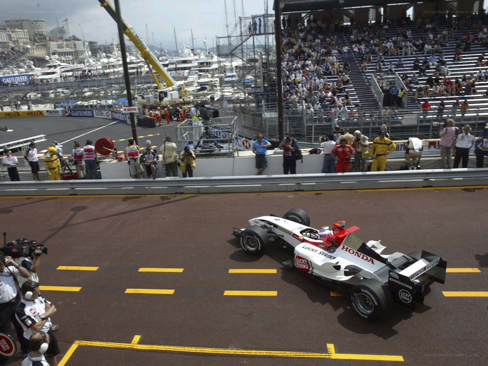 Formula One car on track