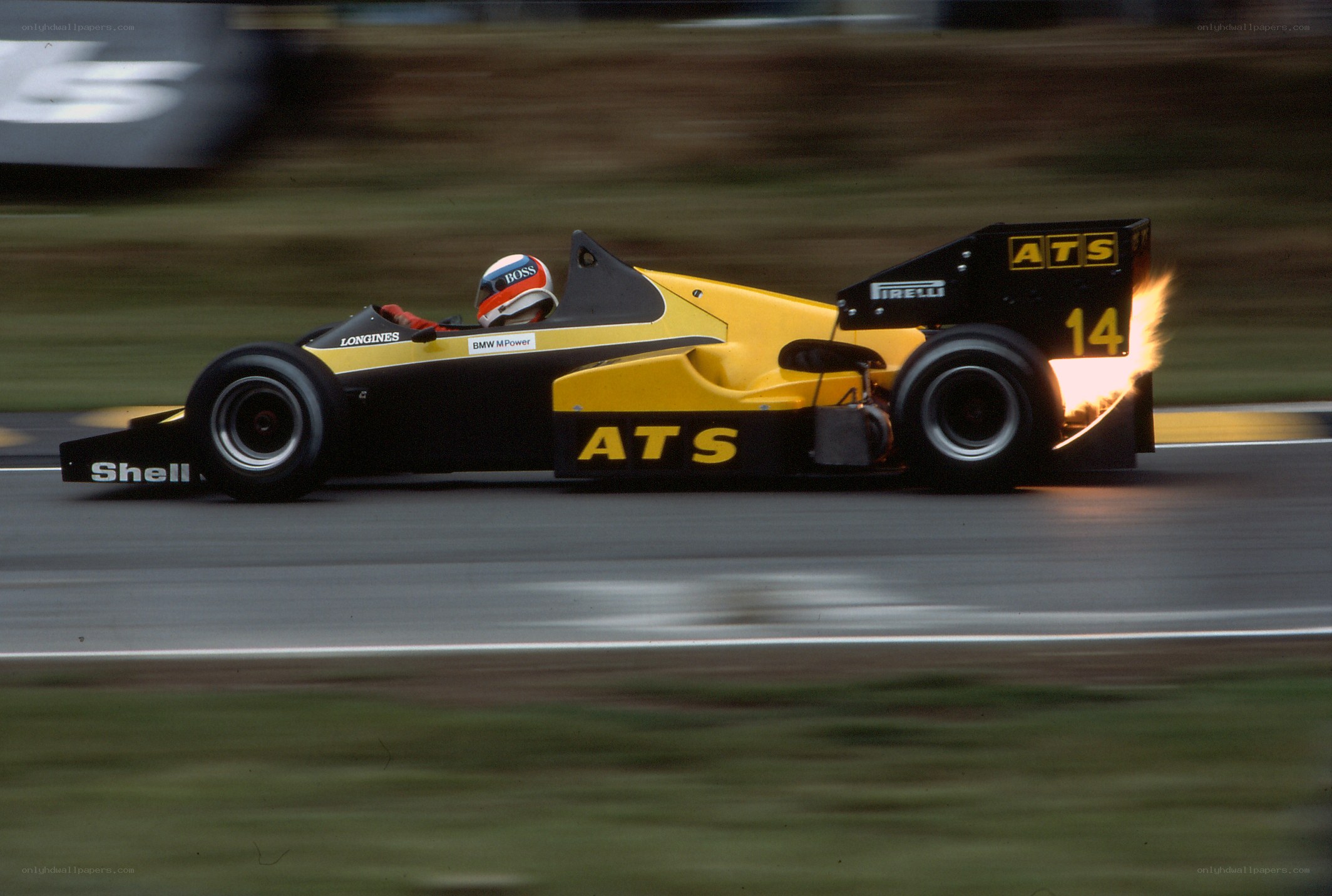 Formula One car on track