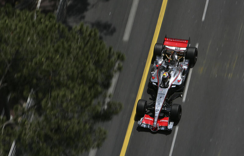 Formula One car on track