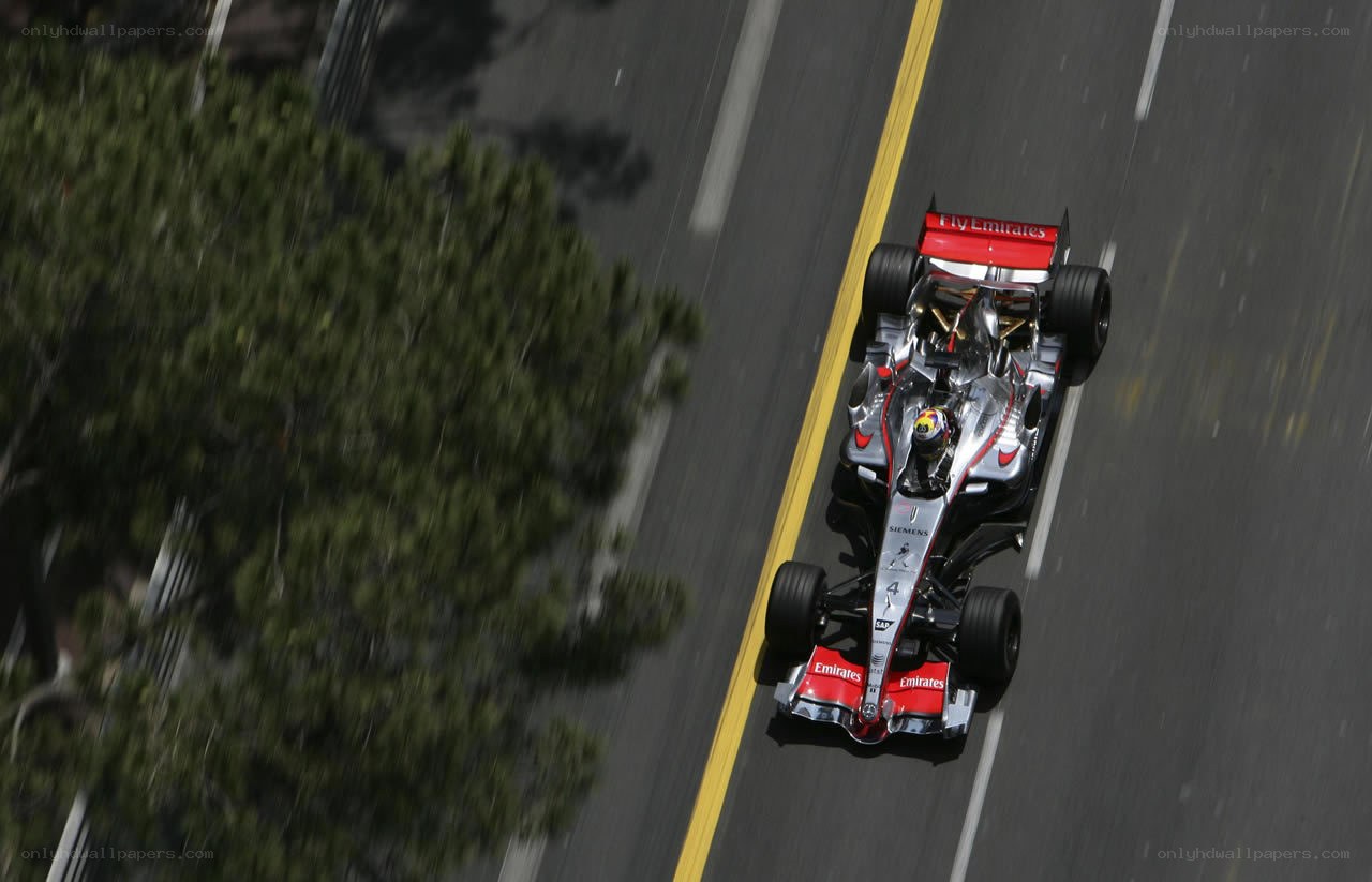 Formula One car on track