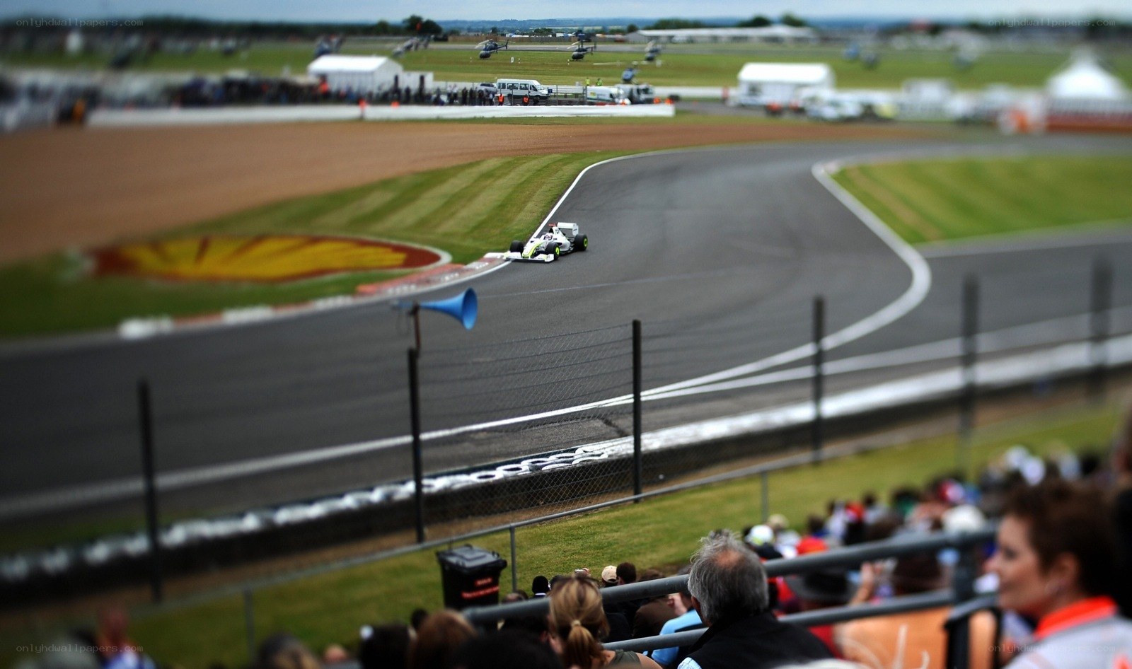 Formula One car on track