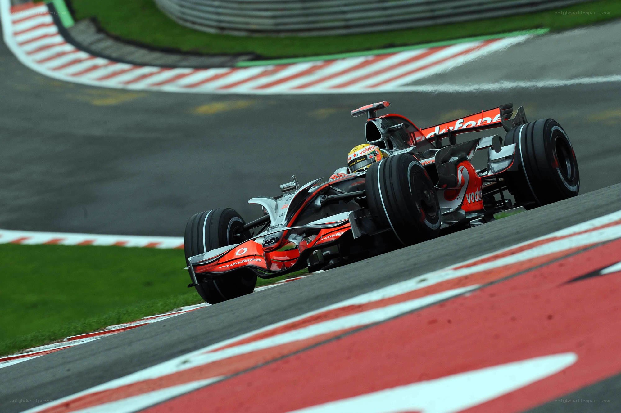 Formula One car on track