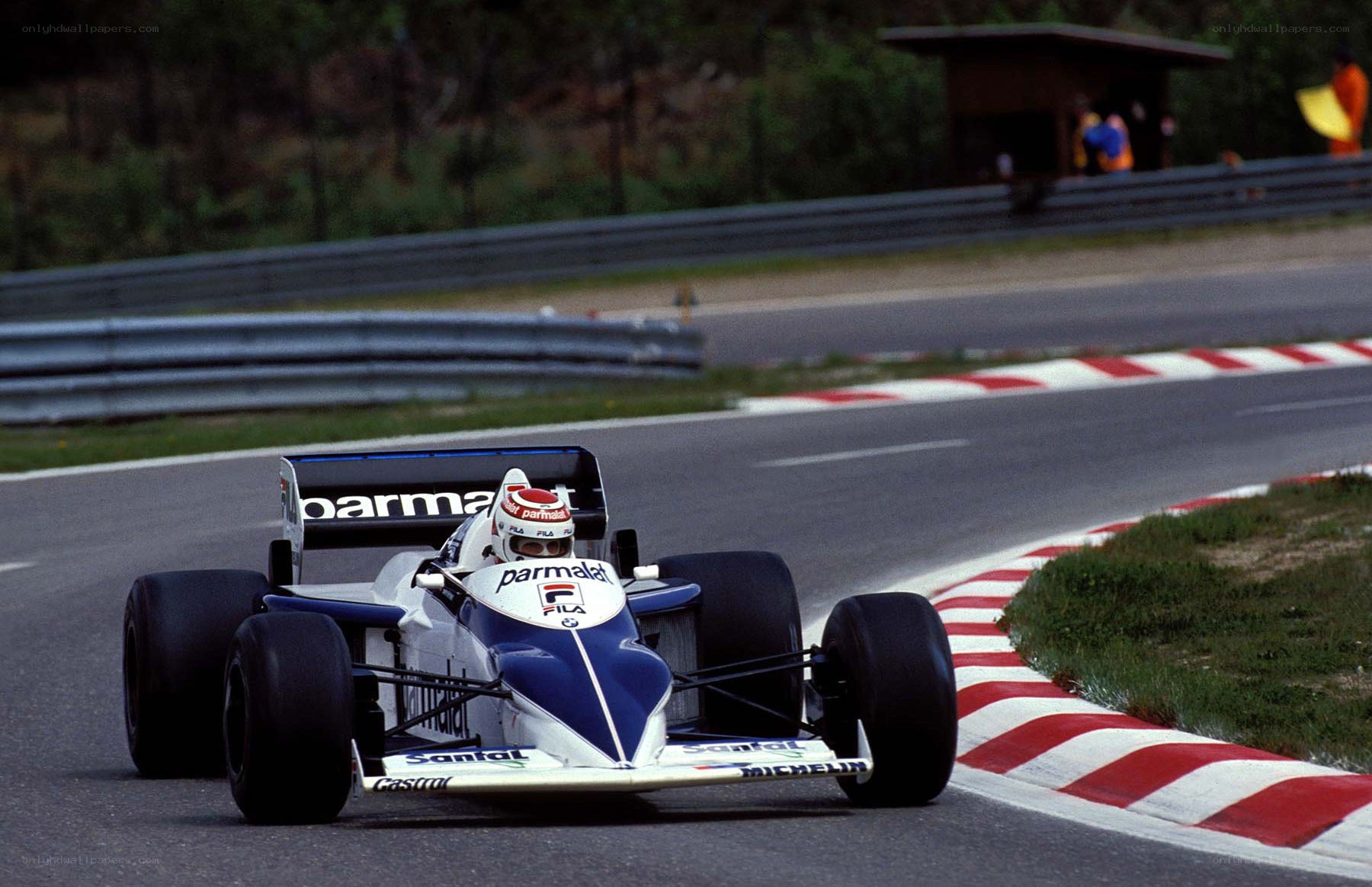 Formula One car on track