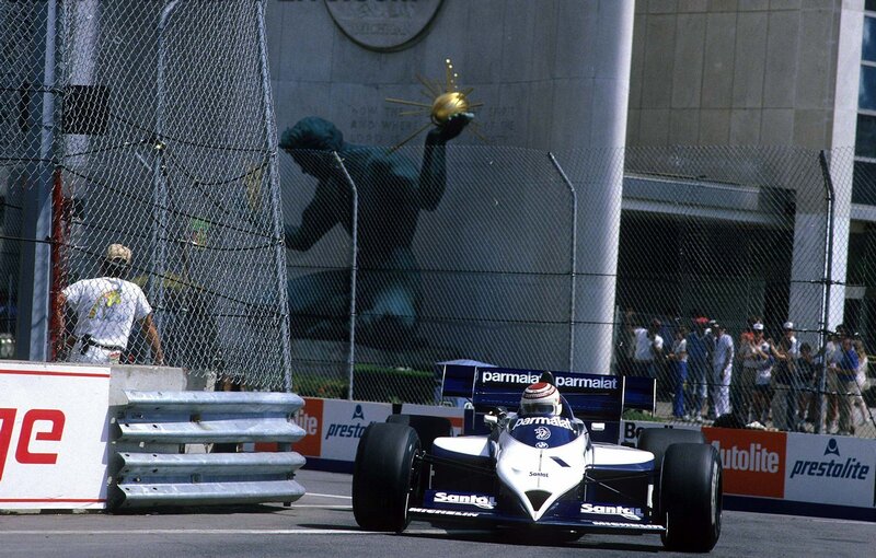 Formula One car on track