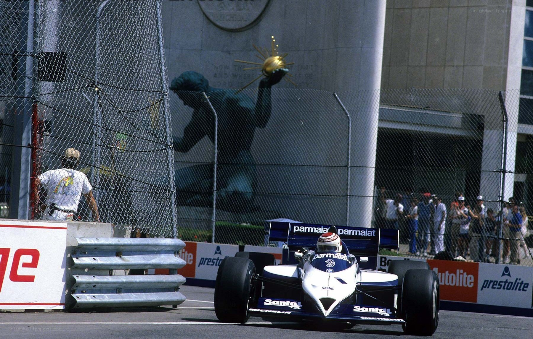 Formula One car on track