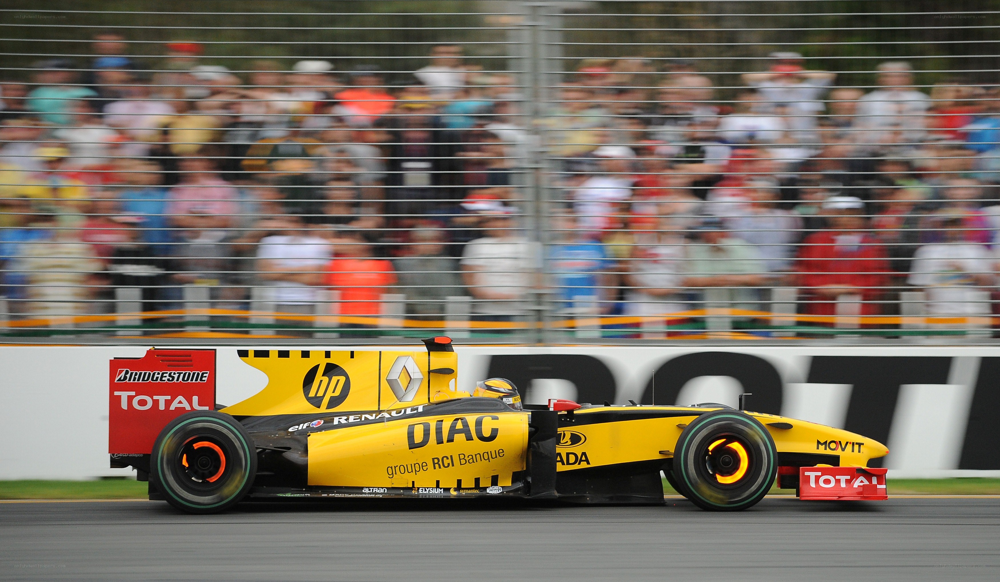 Formula One car on track