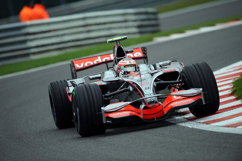 Formula One car on track