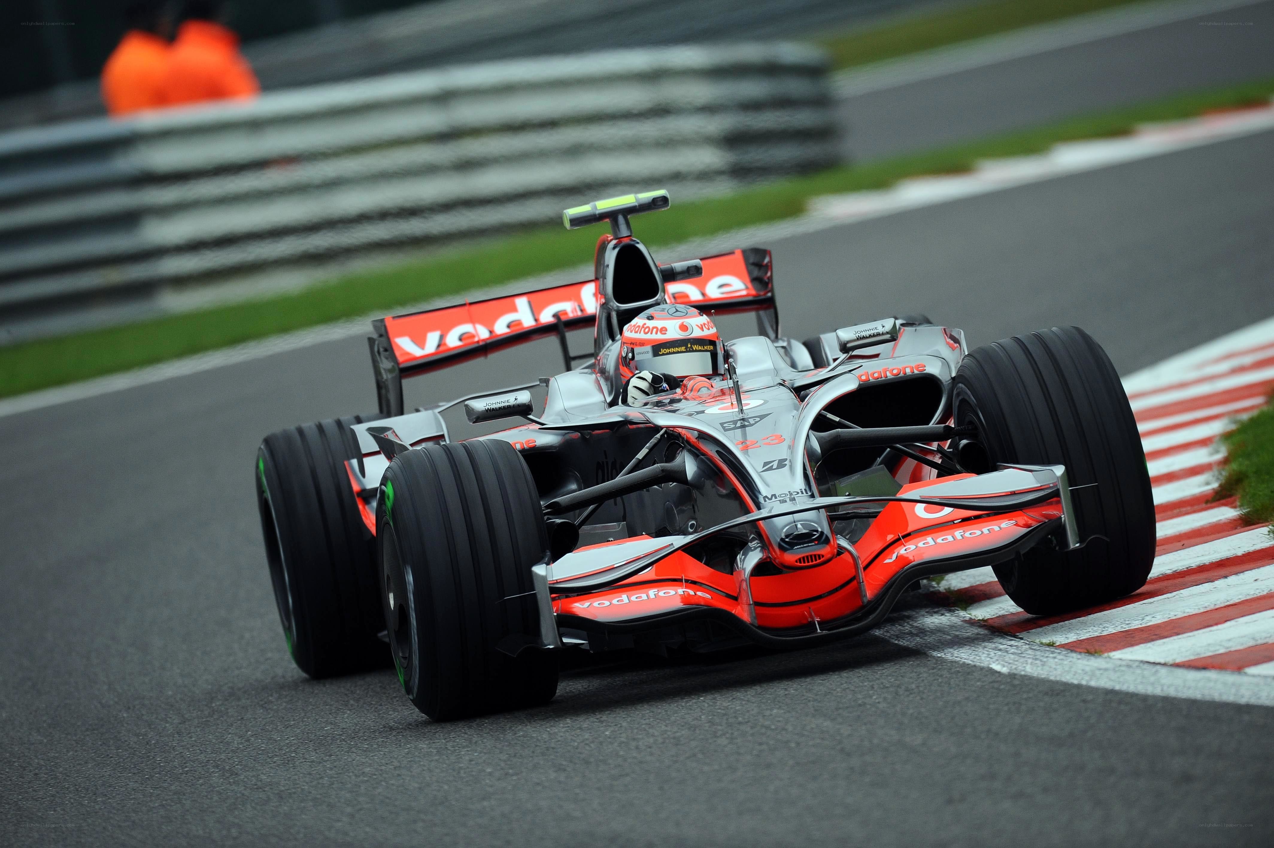 Formula One car on track