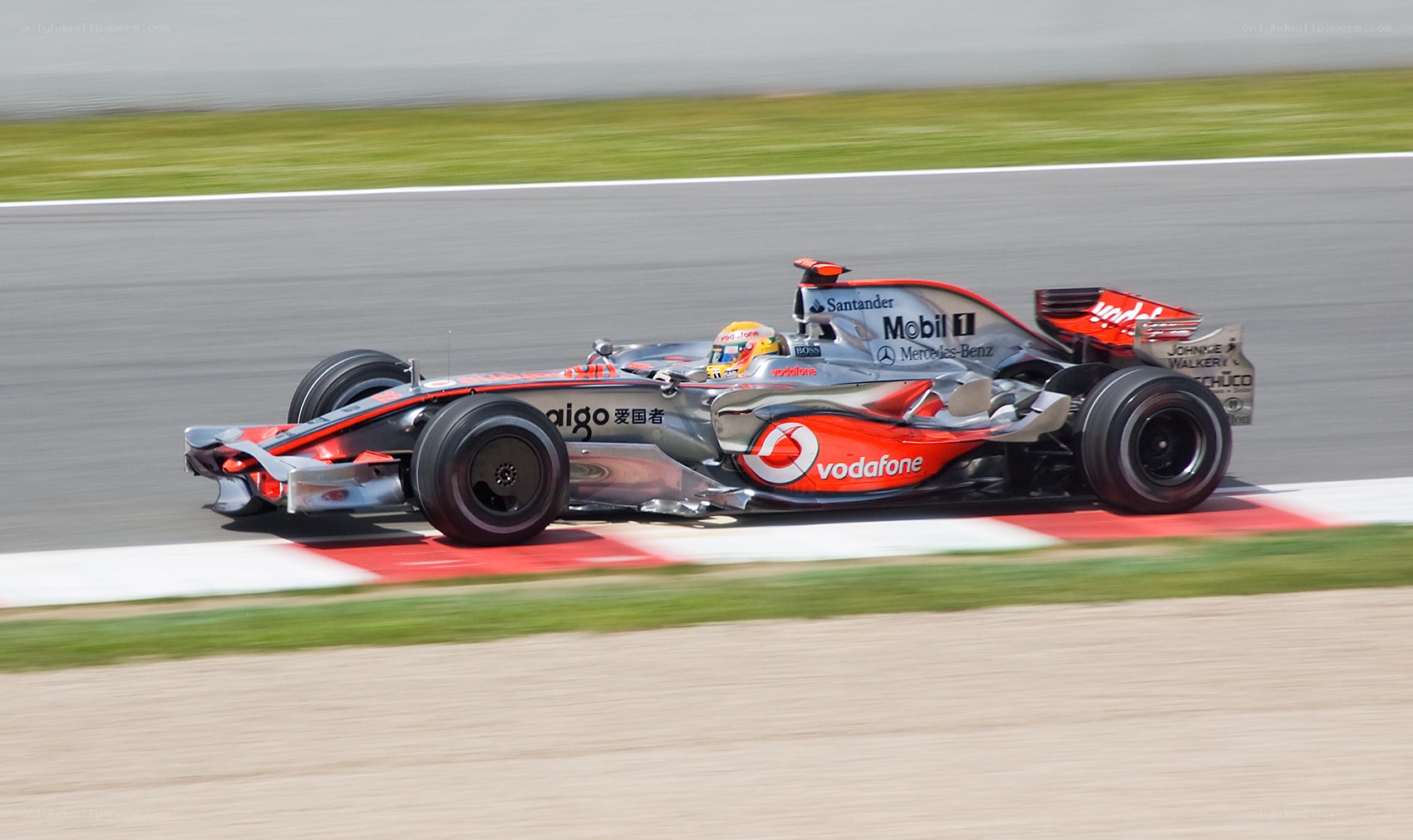Formula One car on track