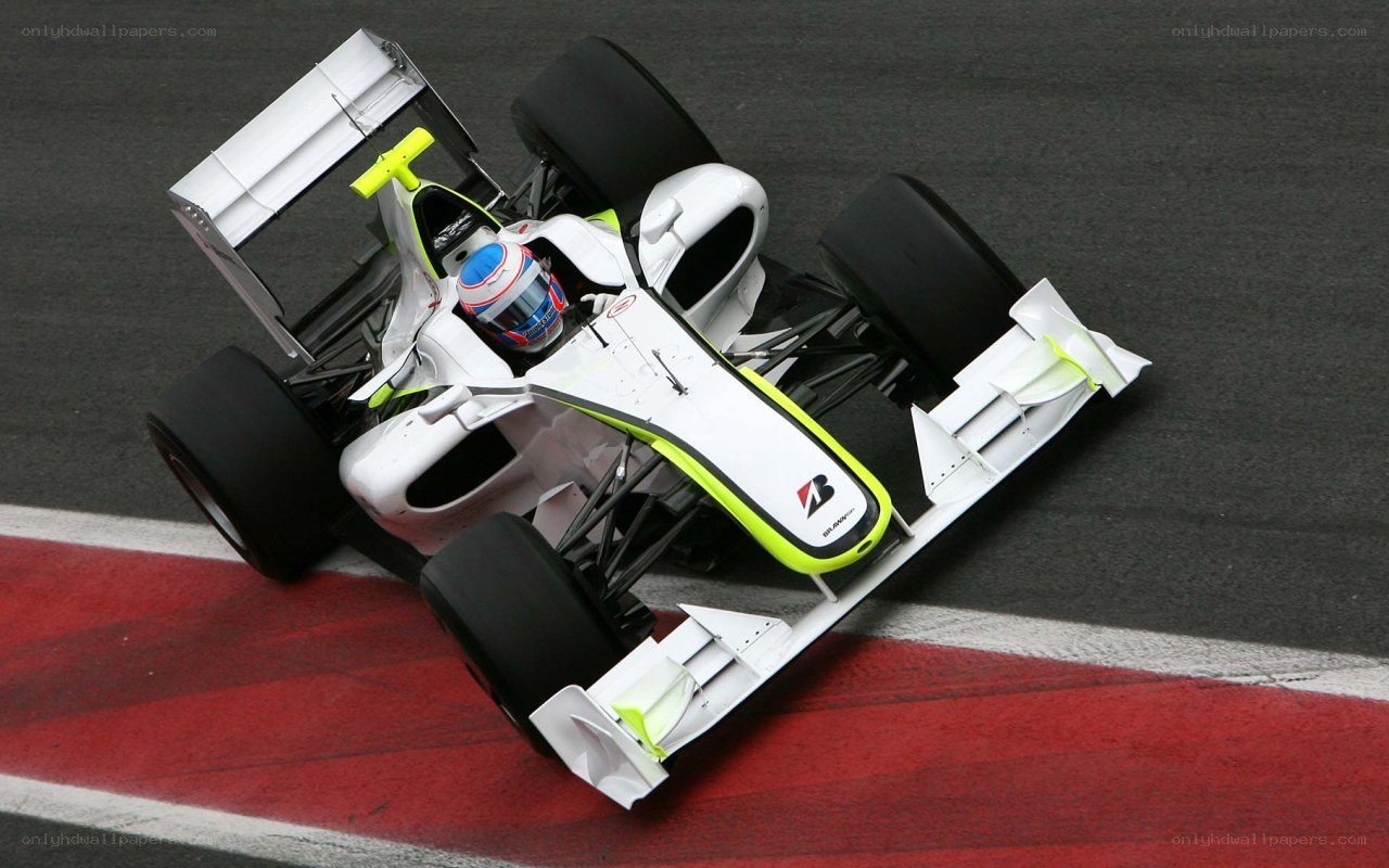 Formula One car on track