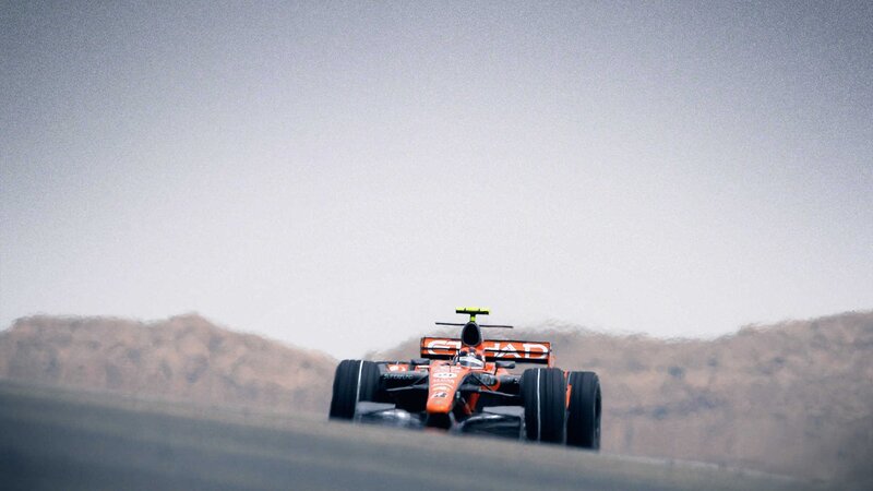 Formula One car on track