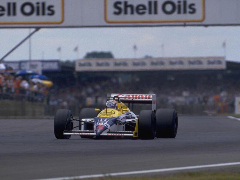 Formula One car on track