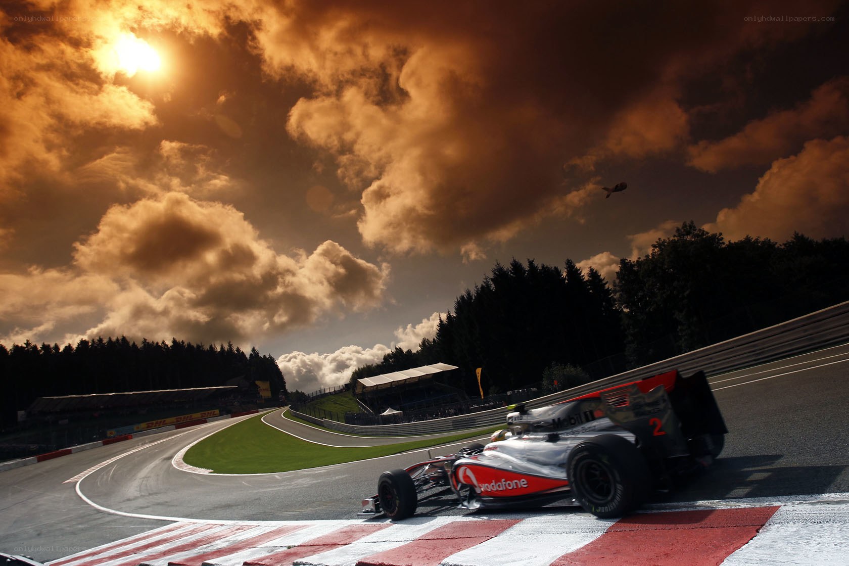 Formula One car on track