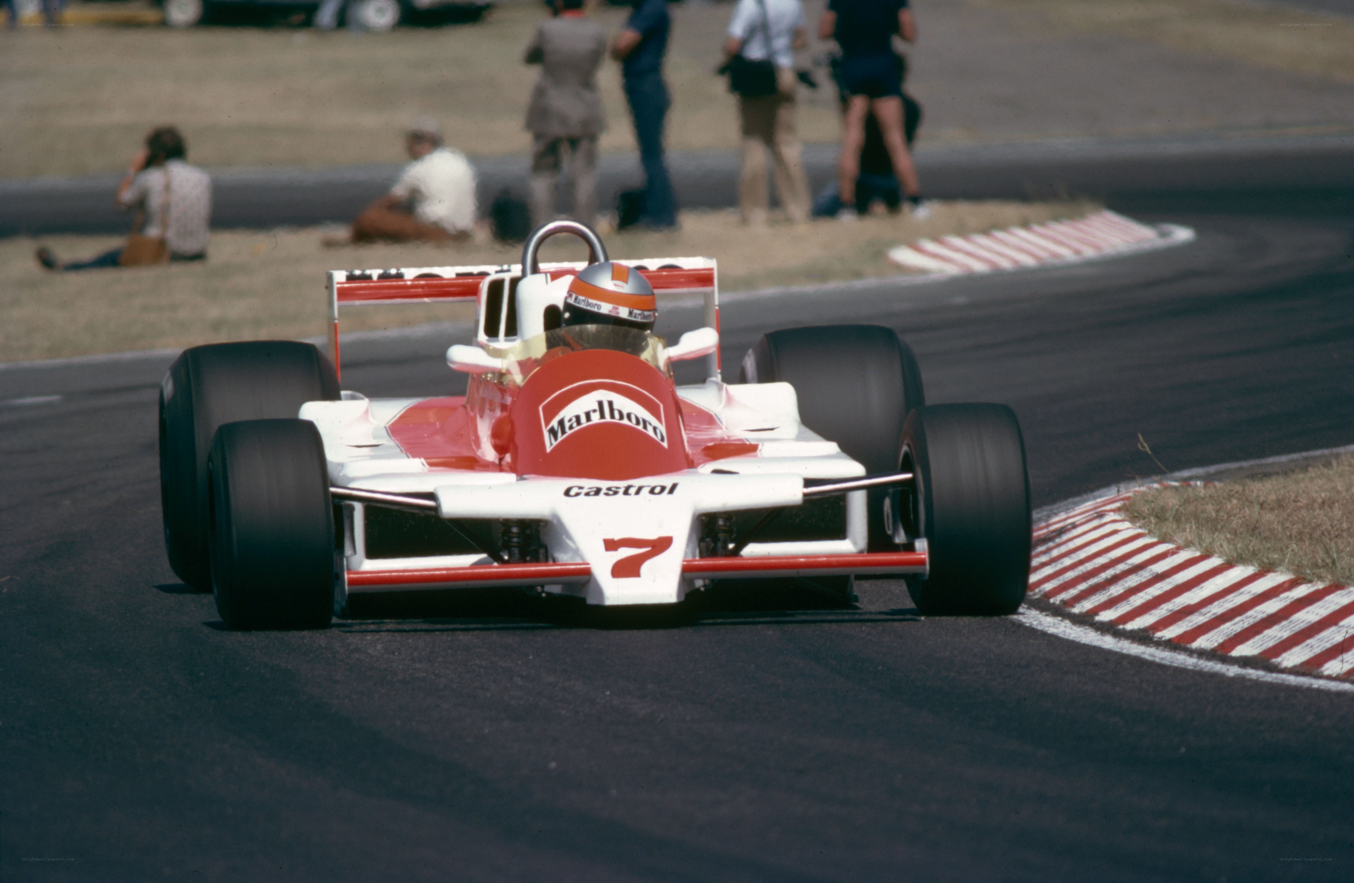 Formula One car on track
