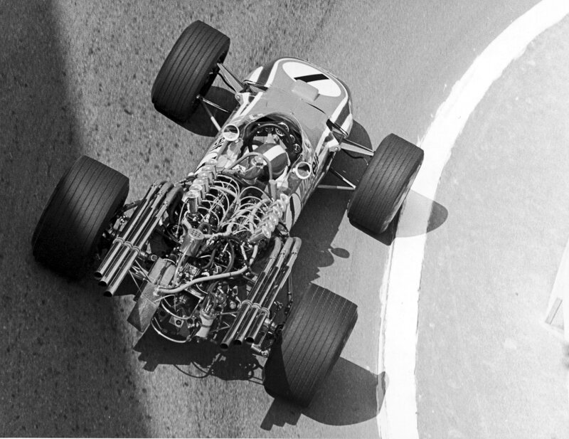 Formula One car on track