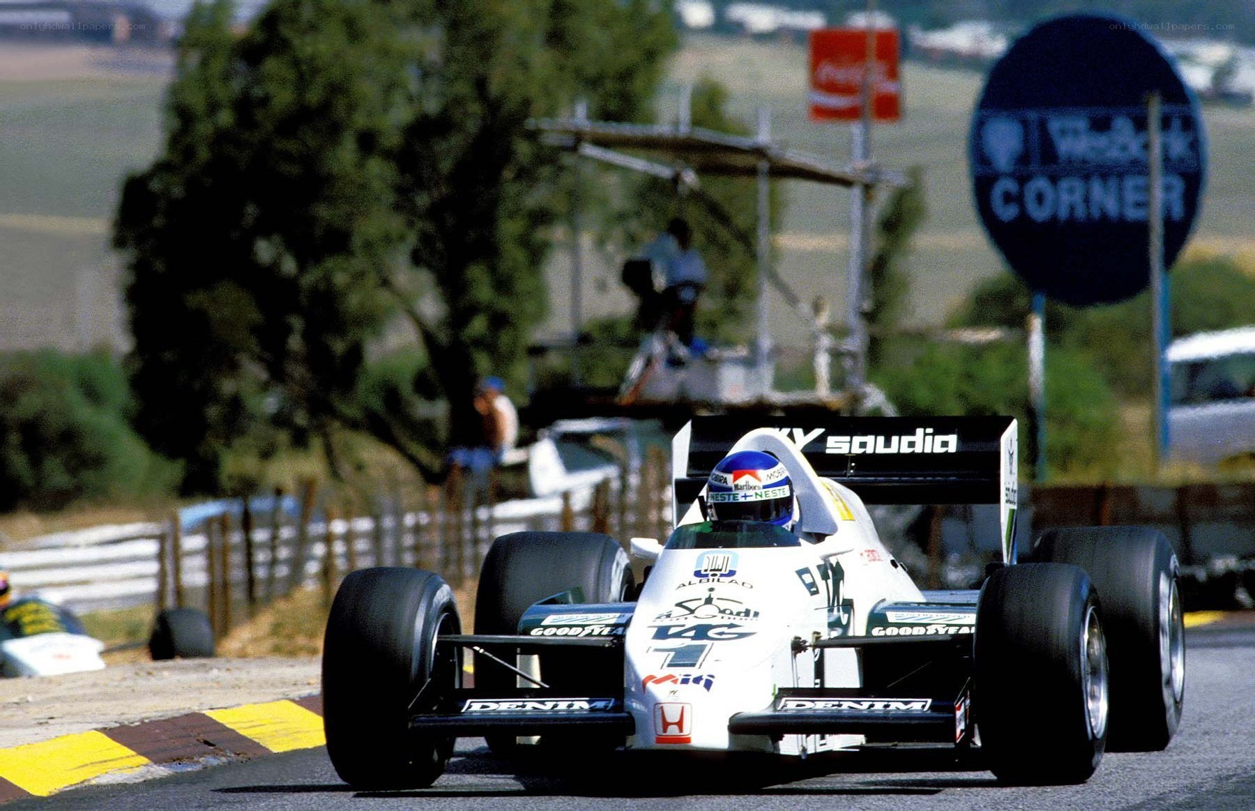 Formula One car on track