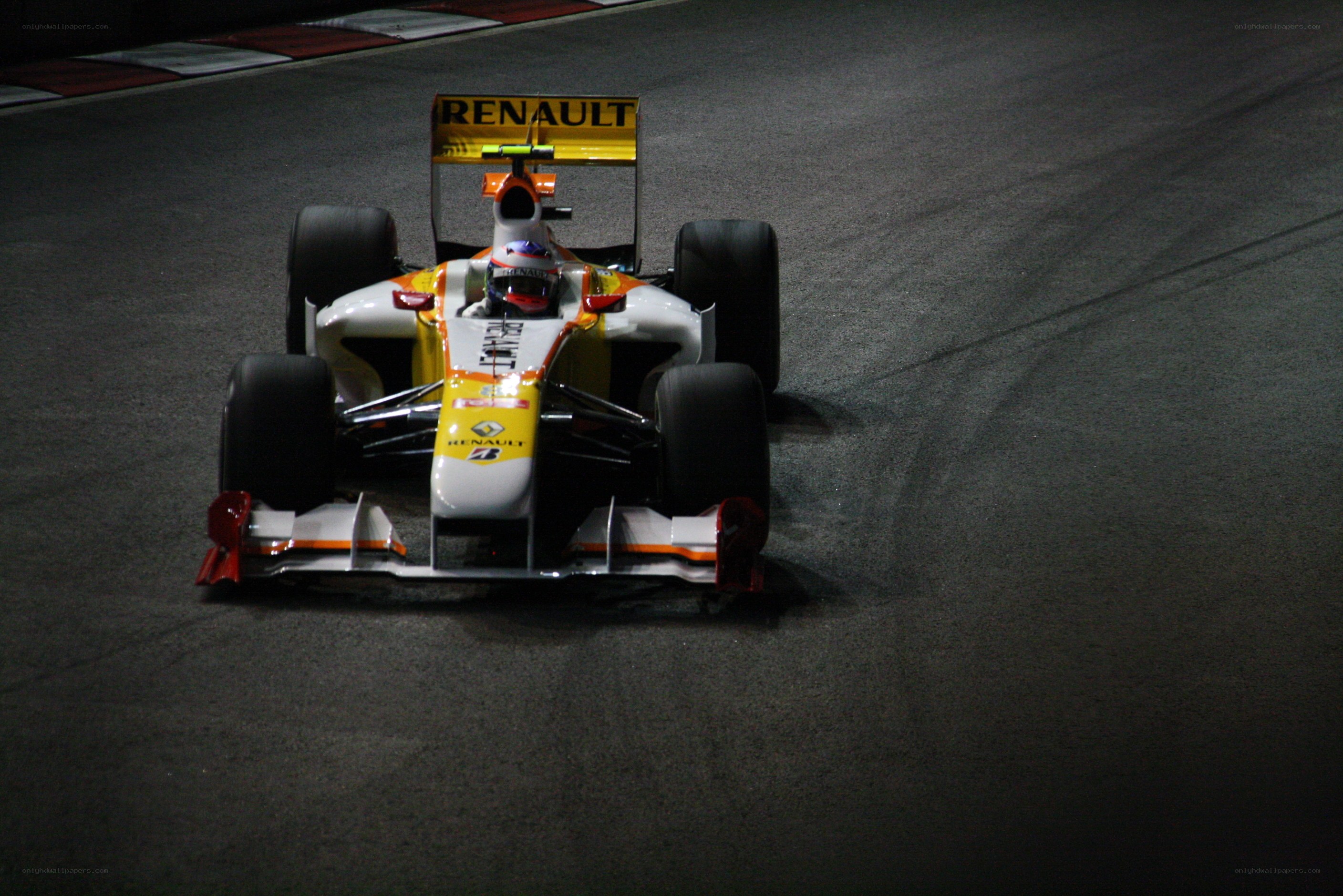 Formula One car on track