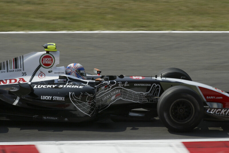 Formula One car on track