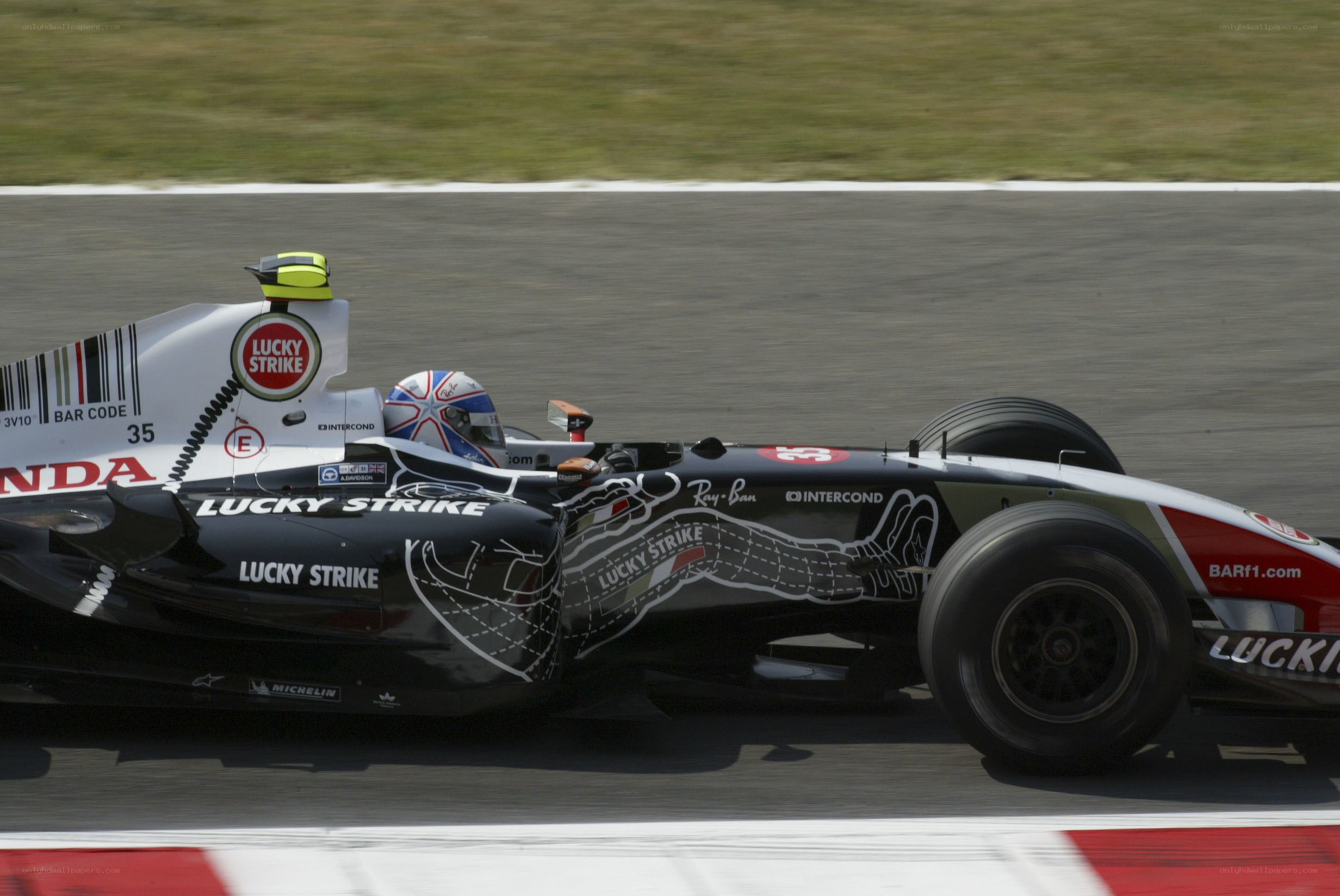 Formula One car on track