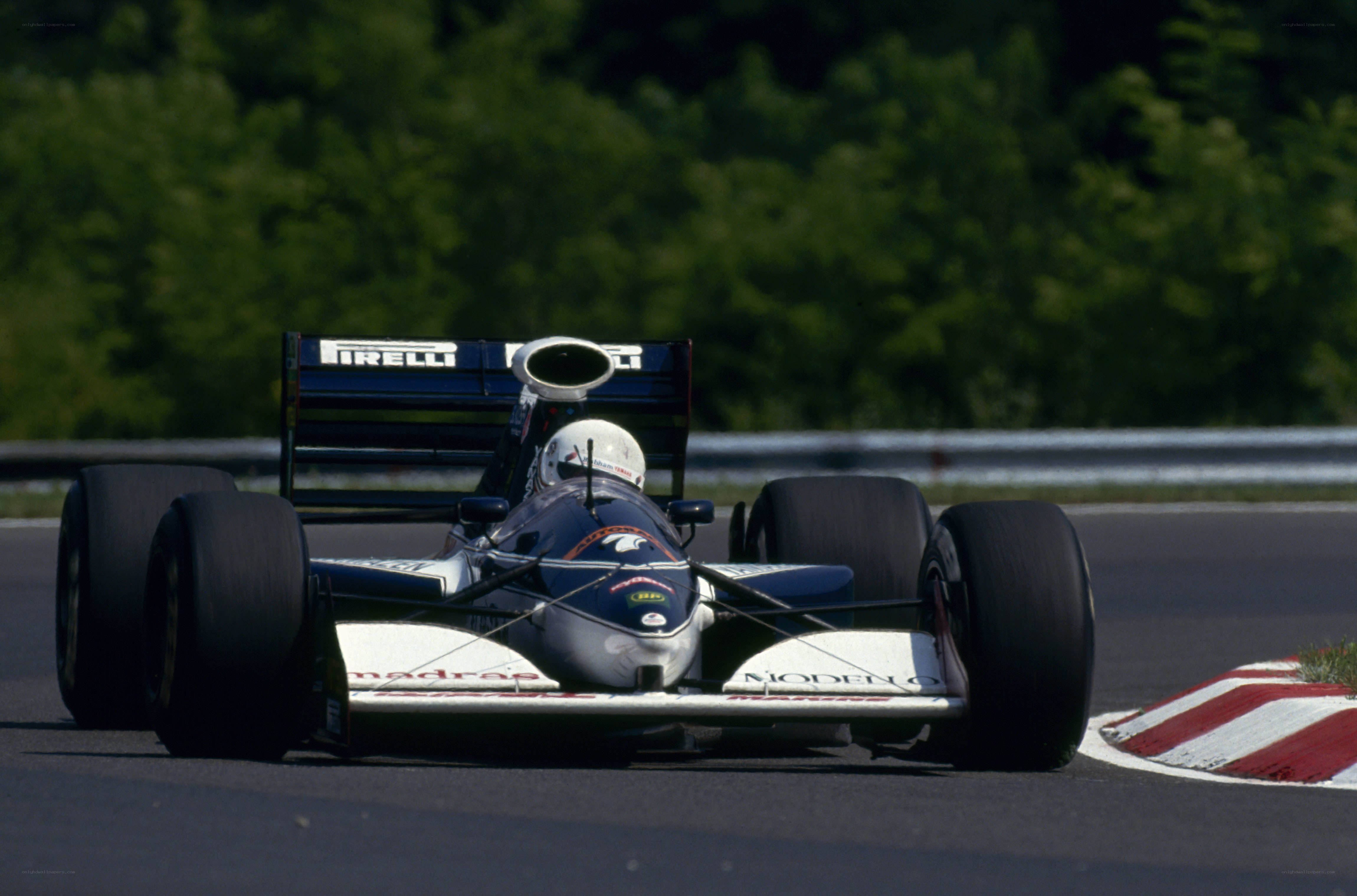 Formula One car on track