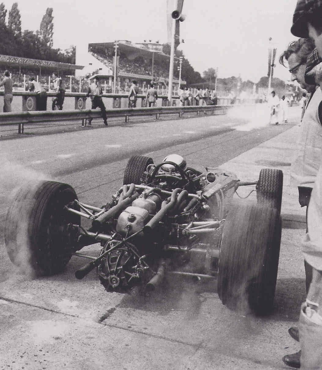 Formula One car on track