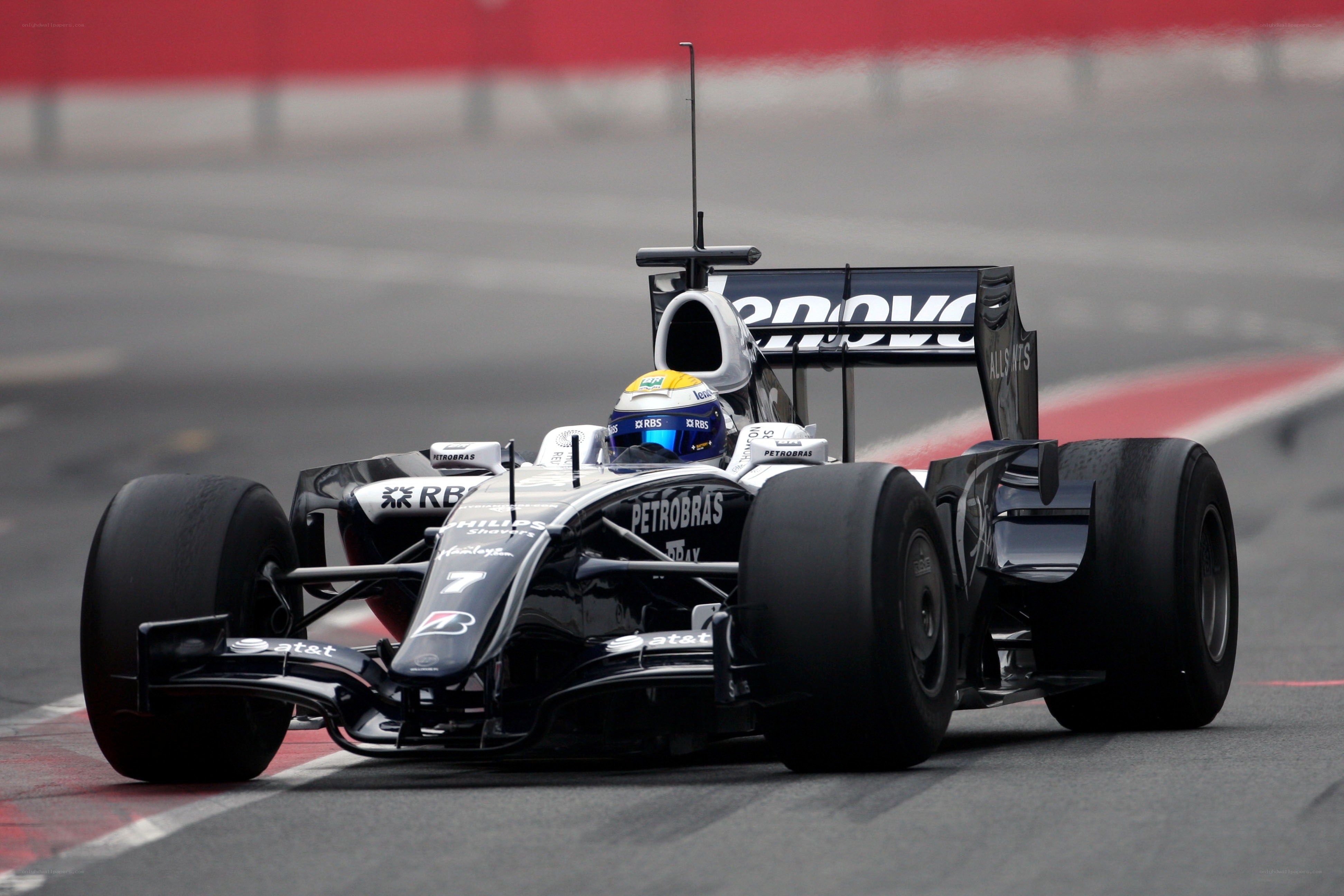 Formula One car on track