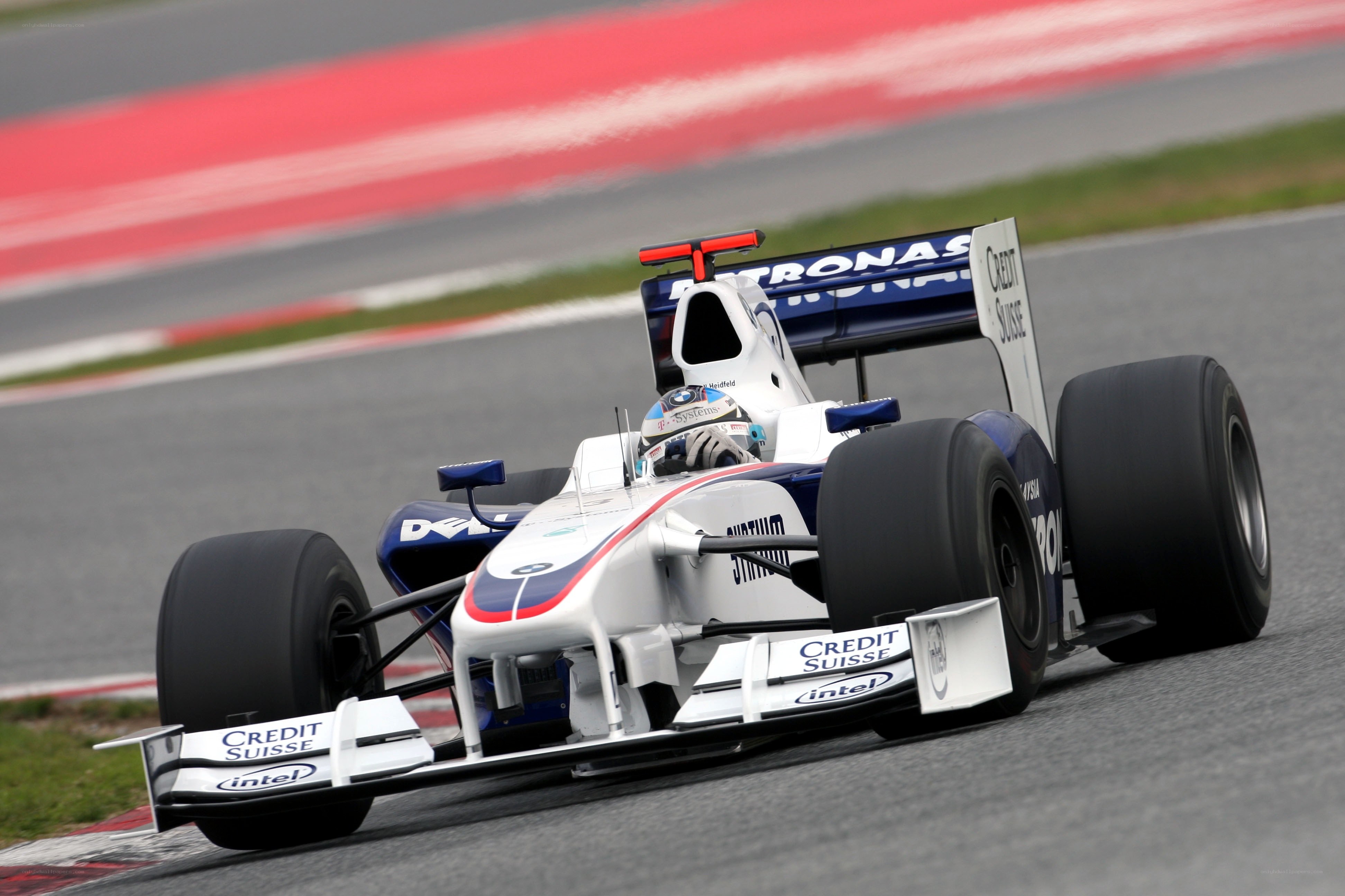 Formula One car on track