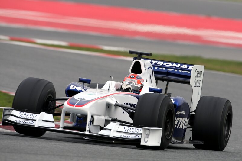 Formula One car on track