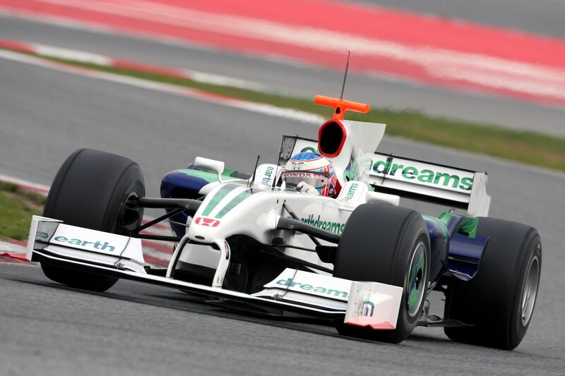 Formula One car on track