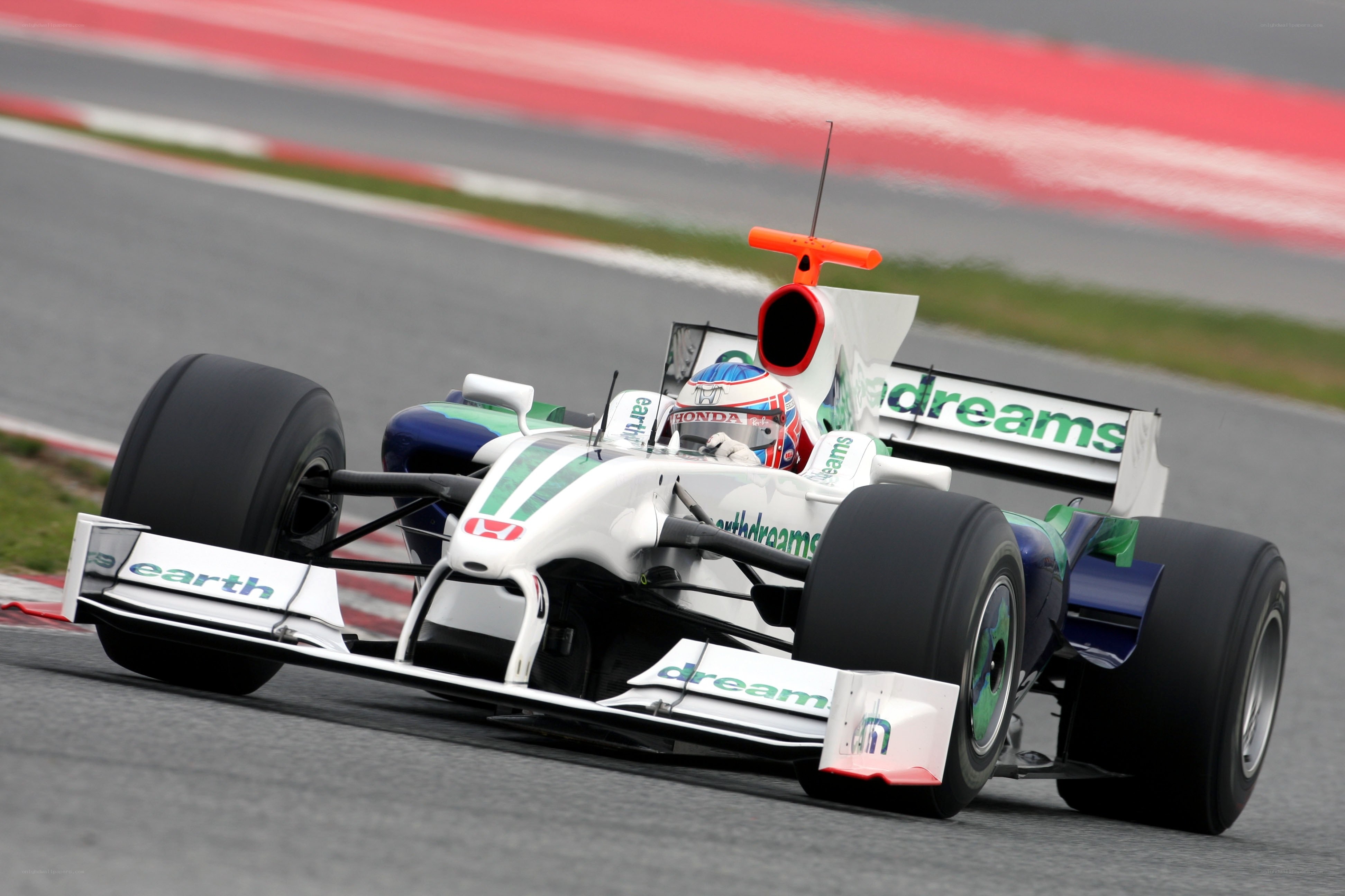 Formula One car on track